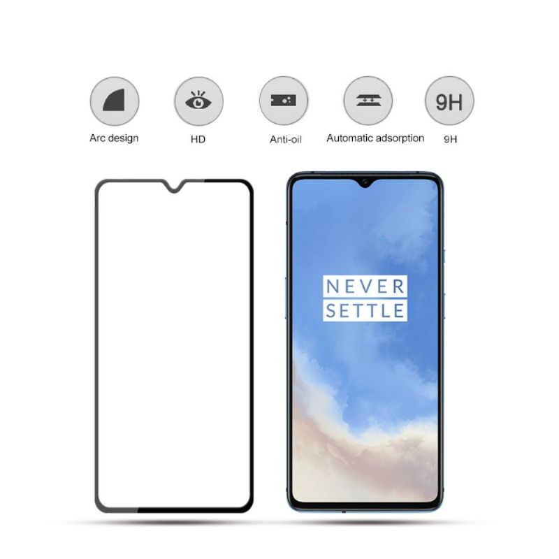 OnePlus 7T - Pack de 2 films en verre trempé full size