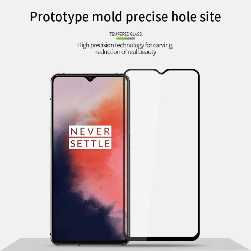 OnePlus 7T - Protection d’écran en verre trempé full size