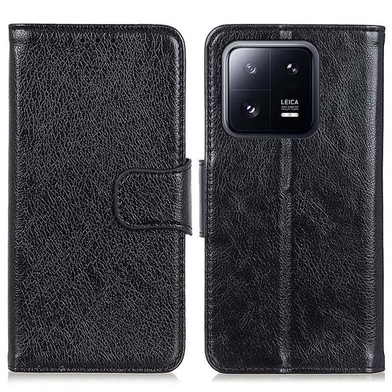 Housse Xiaomi 13 Cuir Nappa Fendu