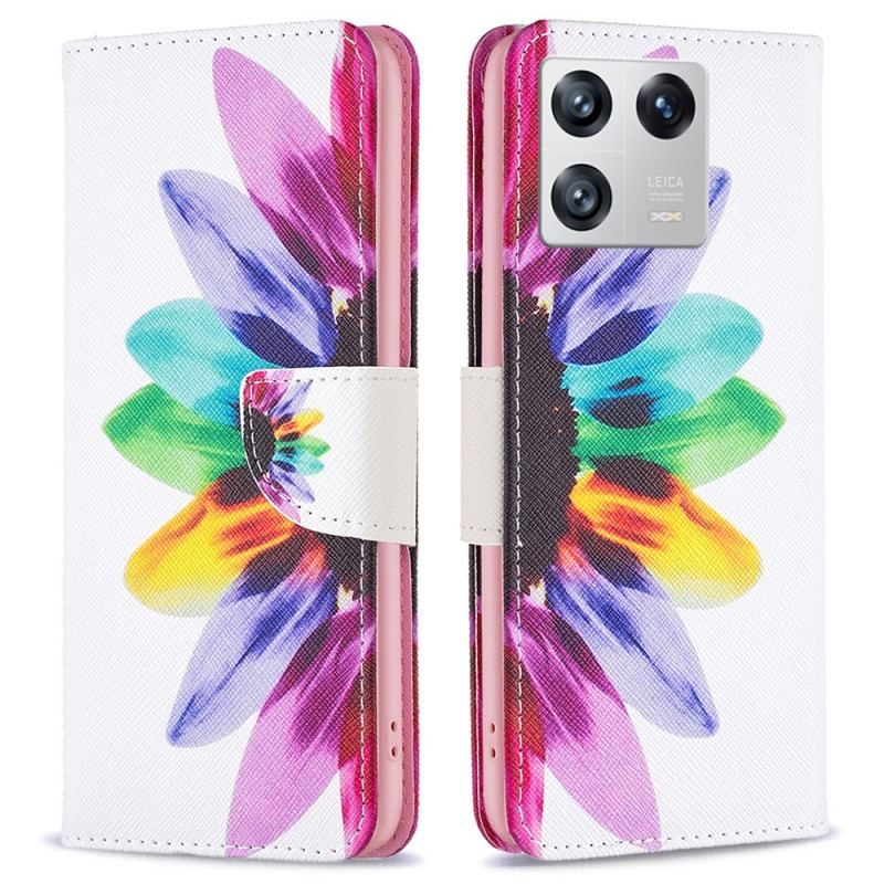 Housse Xiaomi 13 Fleur Aquarelle