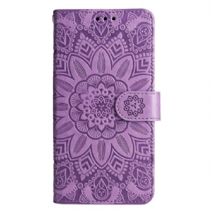 Housse Xiaomi 13 Mandala Soleil avec Lanière