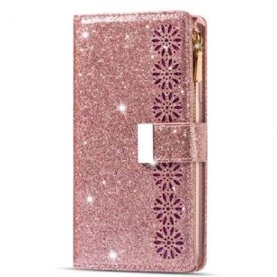 Housse Xiaomi 13 Paillettes Portefeuille Zip