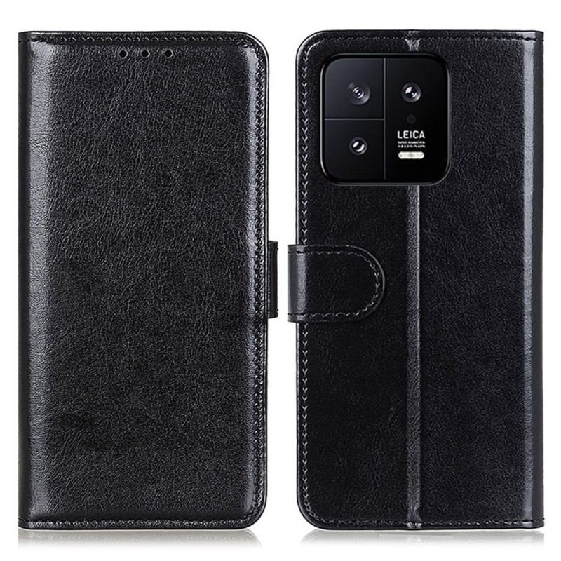 Housse Xiaomi 13 Simili Cuir Verni