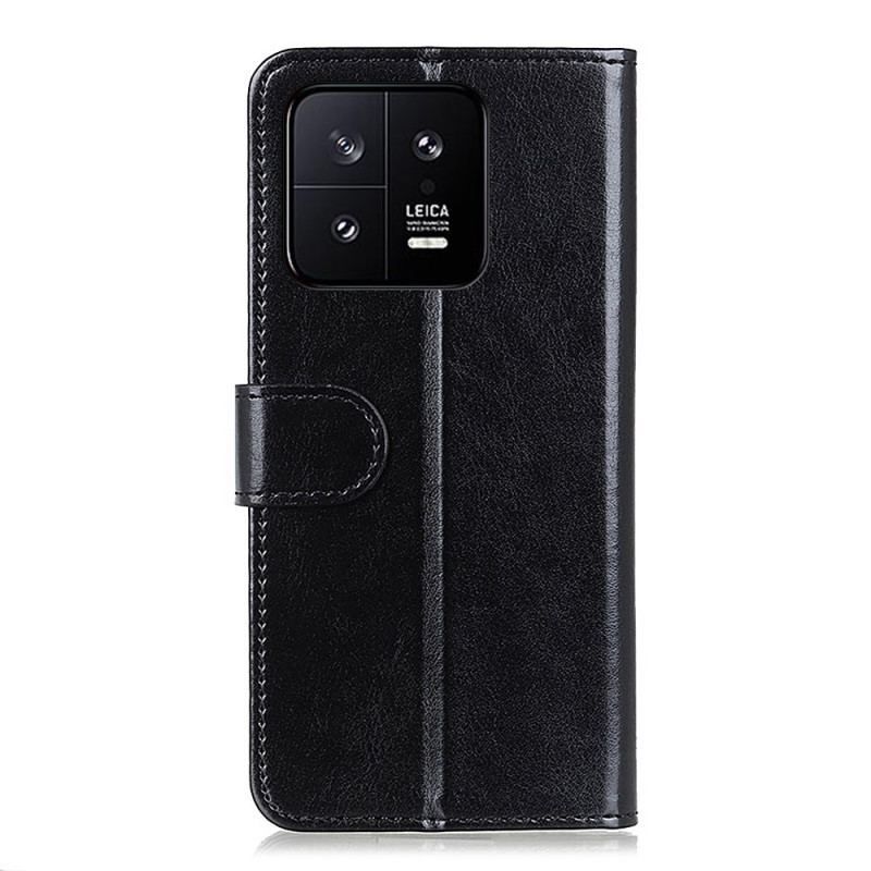 Housse Xiaomi 13 Simili Cuir Verni