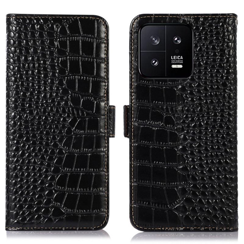 Housse Xiaomi 13 Style Crocodile RFID