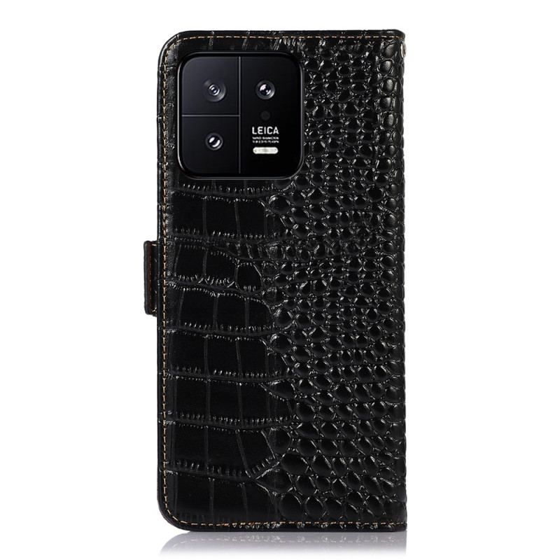 Housse Xiaomi 13 Style Crocodile RFID