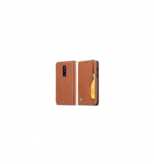 Housse OnePlus 6 Portefeuille cuir stand case