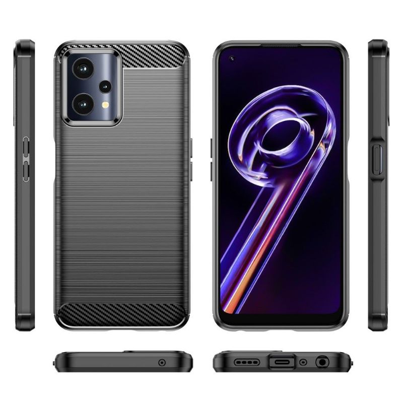 Coque Realme 9 Pro effet brossé silicone