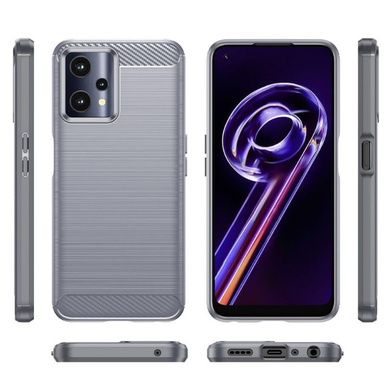 Coque Realme 9 Pro effet brossé silicone