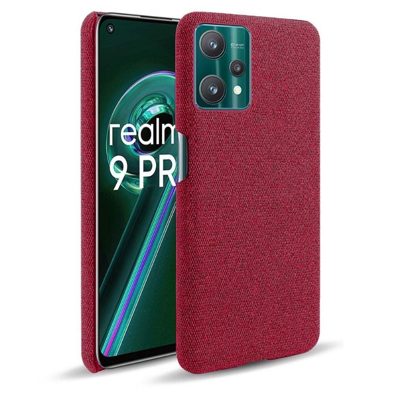 Coque Realme 9 Pro revêtement tissu