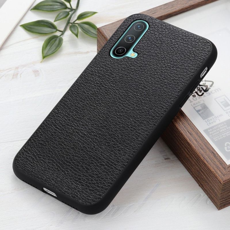 Coque OnePlus Nord CE 5G cuir véritable grainé