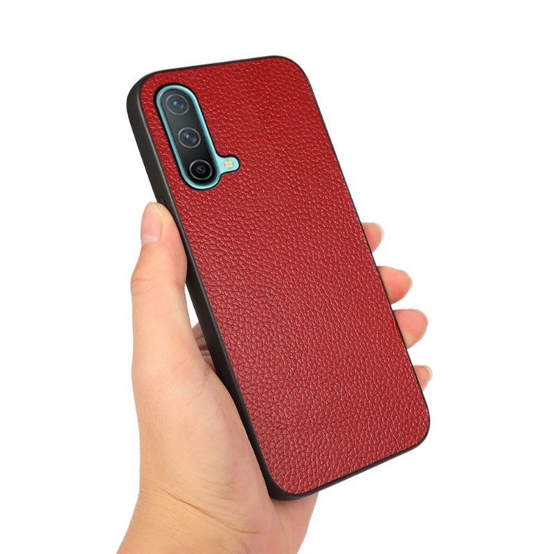 Coque OnePlus Nord CE 5G cuir véritable grainé