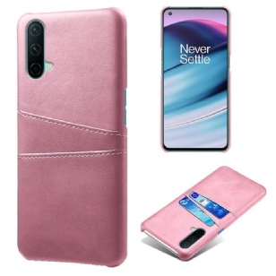 Coque OnePlus Nord CE 5G effet cuir porte cartes