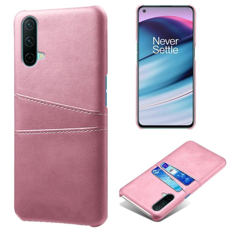 Coque OnePlus Nord CE 5G effet cuir porte cartes