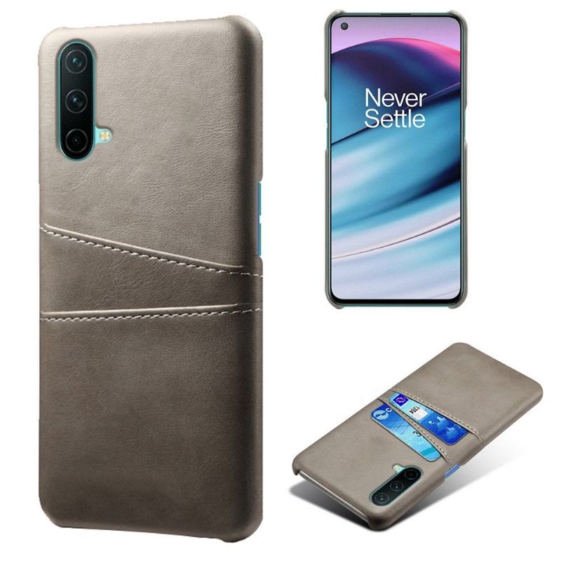 Coque OnePlus Nord CE 5G effet cuir porte cartes