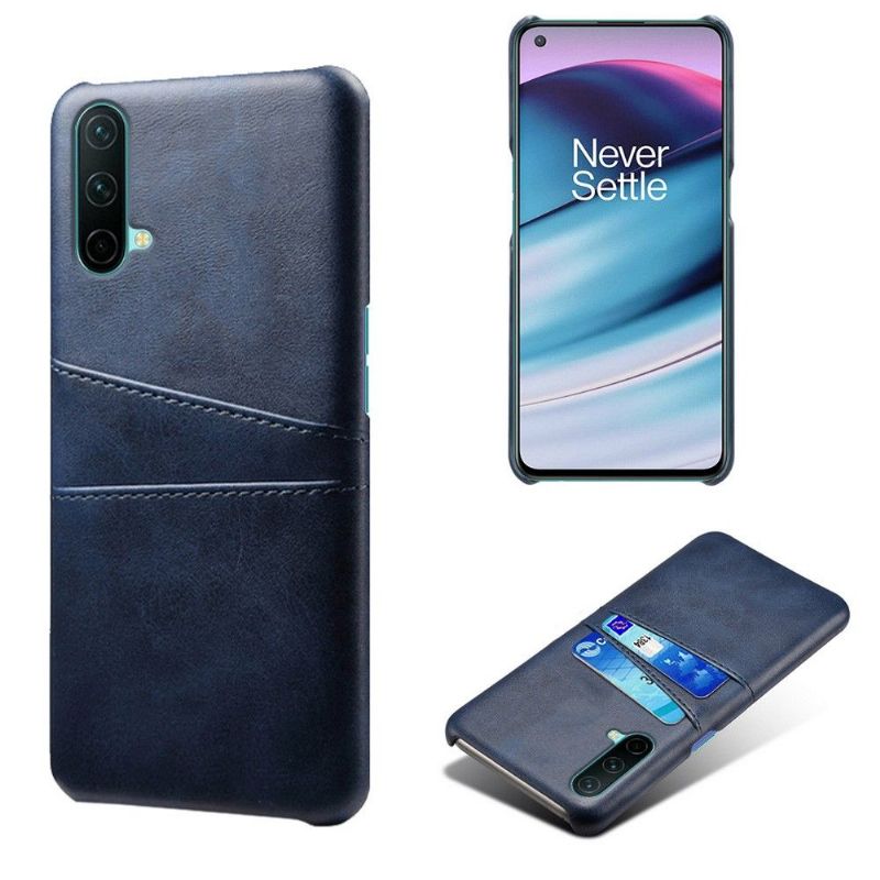 Coque OnePlus Nord CE 5G effet cuir porte cartes