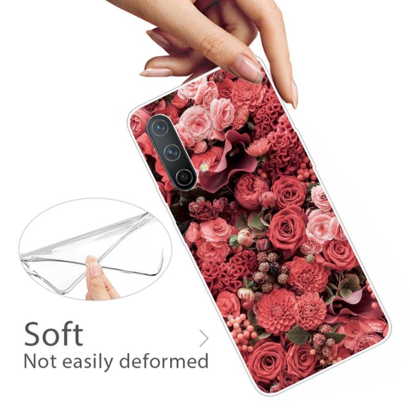 Coque OnePlus Nord CE 5G Red Flower