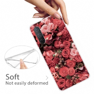 Coque OnePlus Nord CE 5G Red Flower