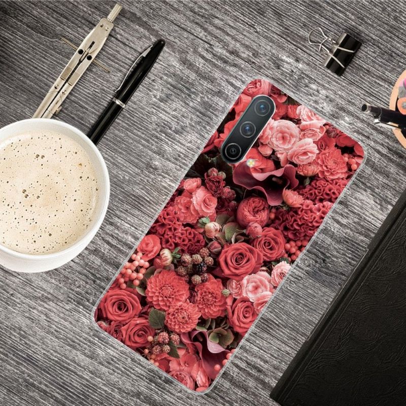 Coque OnePlus Nord CE 5G Red Flower