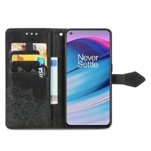 Housse OnePlus Nord CE 5G Mandala relief en simili cuir