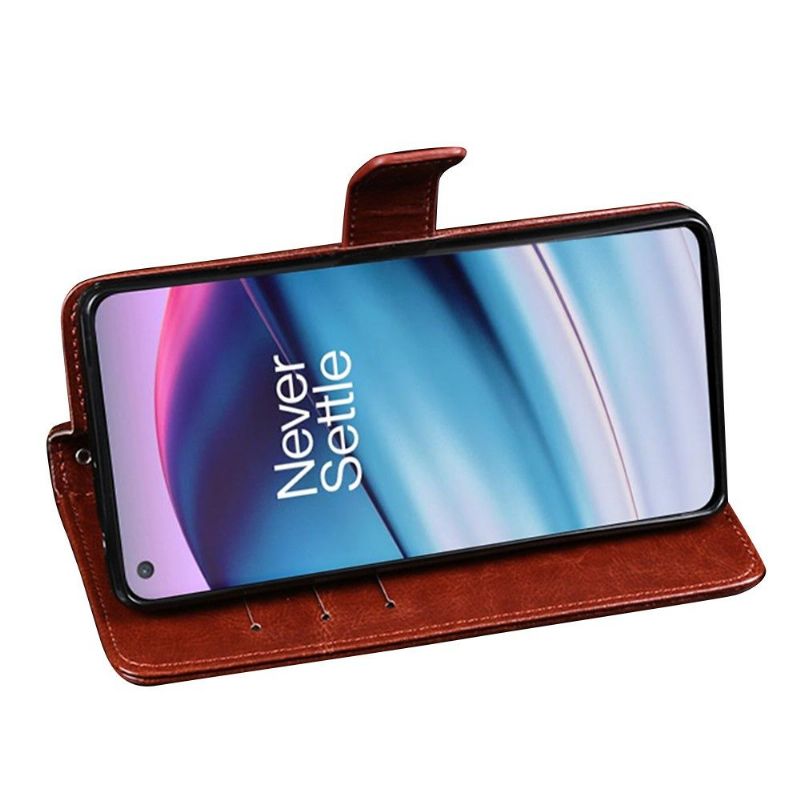 OnePlus Nord CE 5G - Housse IDEWEI Folio Effet Cuir