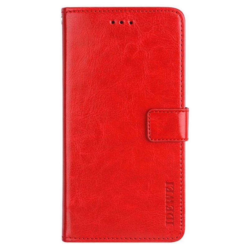 OnePlus Nord CE 5G - Housse IDEWEI Folio Effet Cuir