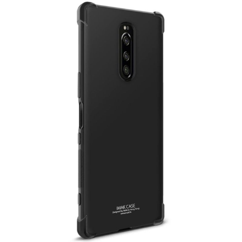 Sony Xperia 1 - Coque class protect - Noir métal