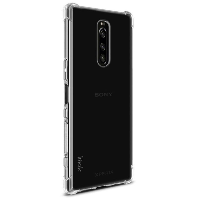 Sony Xperia 1 - Coque transparente Class Protect + film protecteur