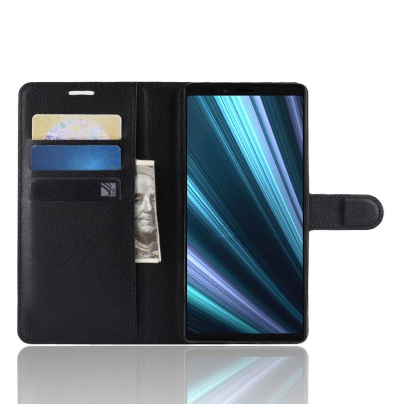 Sony Xperia 1 - Étui style cuir porte cartes