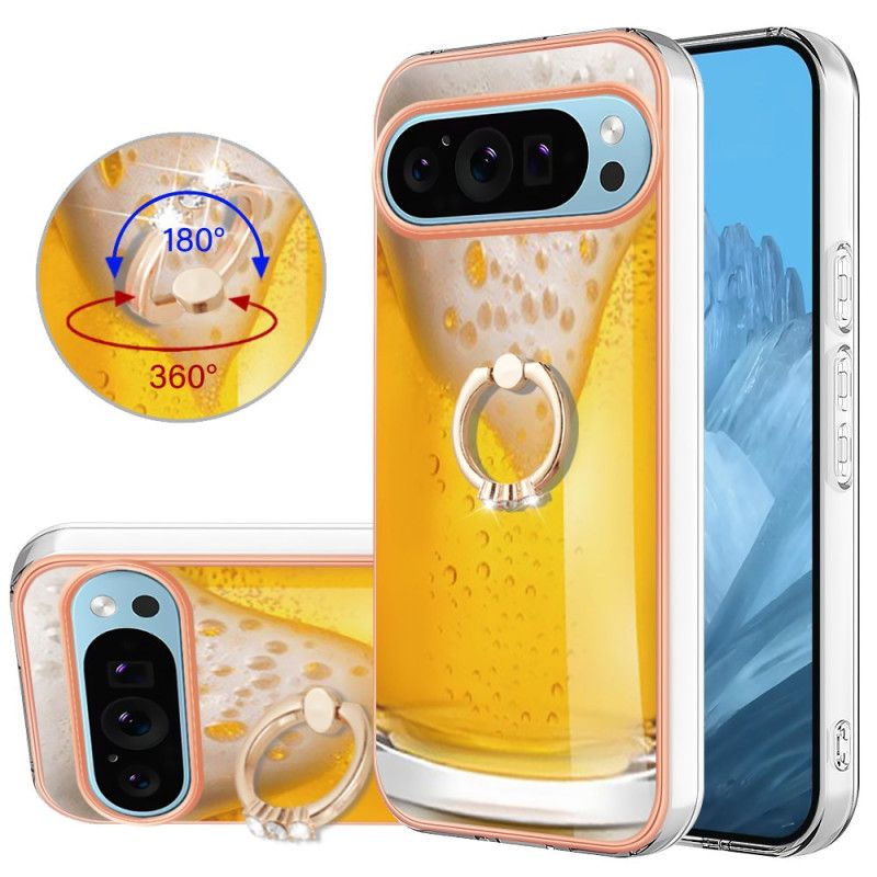 Coque Google Pixel 9 Pro XL Anneau-Support Bière