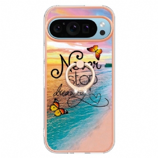 Coque Google Pixel 9 Pro XL Anneau-Support Différents Motifs