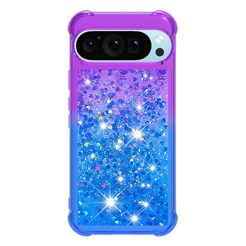 Coque Google Pixel 9 Pro XL Dégradé Paillettes