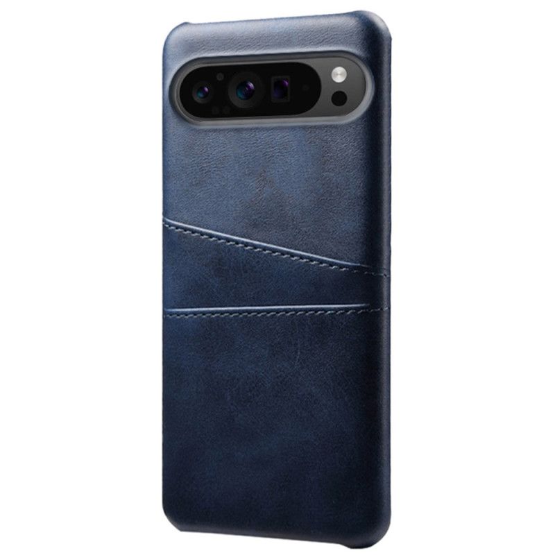 Coque Google Pixel 9 Pro XL Effet Cuir Porte-Cartes