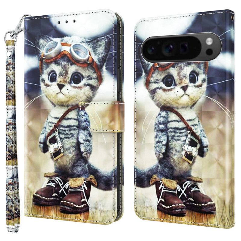 Housse Google Pixel 9 Pro XL Chat Aviateur