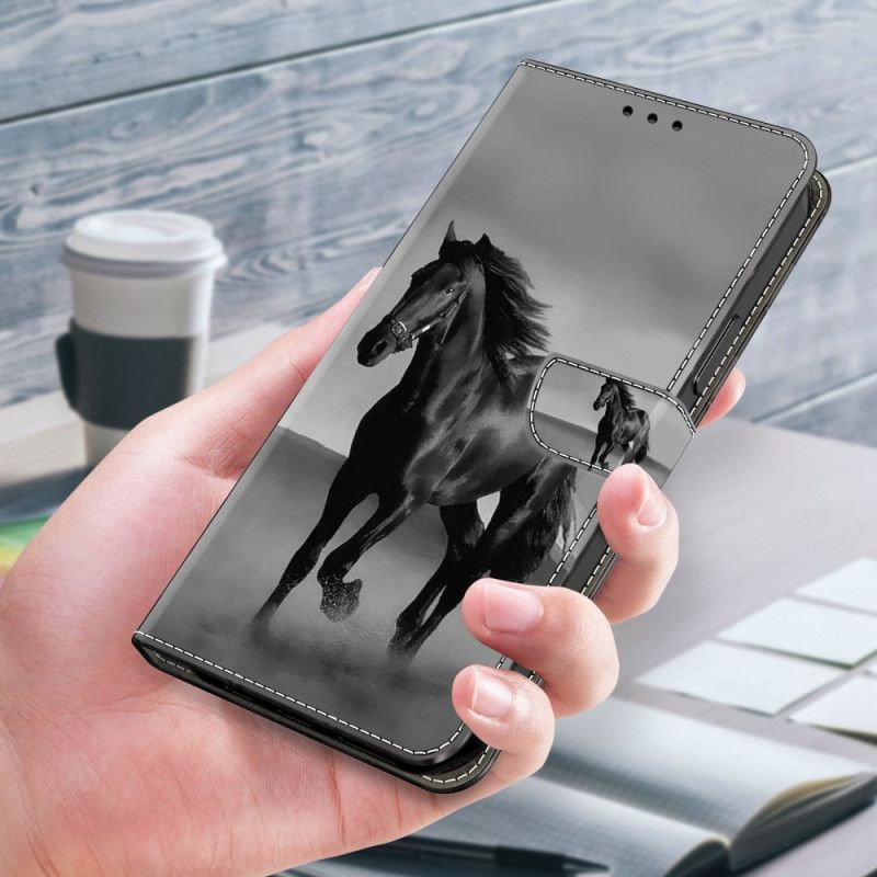 Housse Google Pixel 9 Pro XL Cheval noir