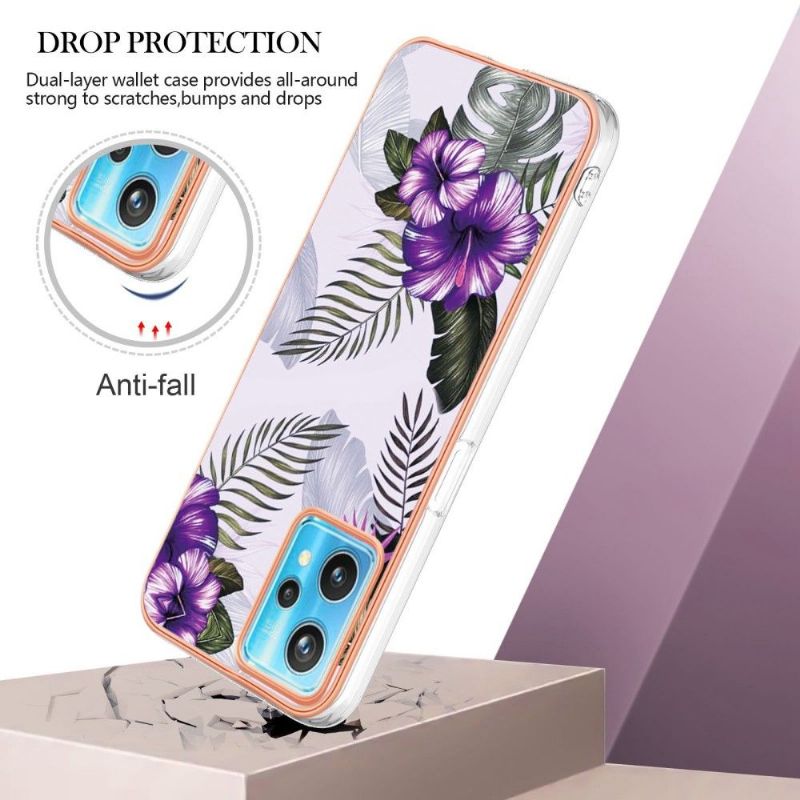 Coque Realme 9 Pro Plus Fleurs Exotiques