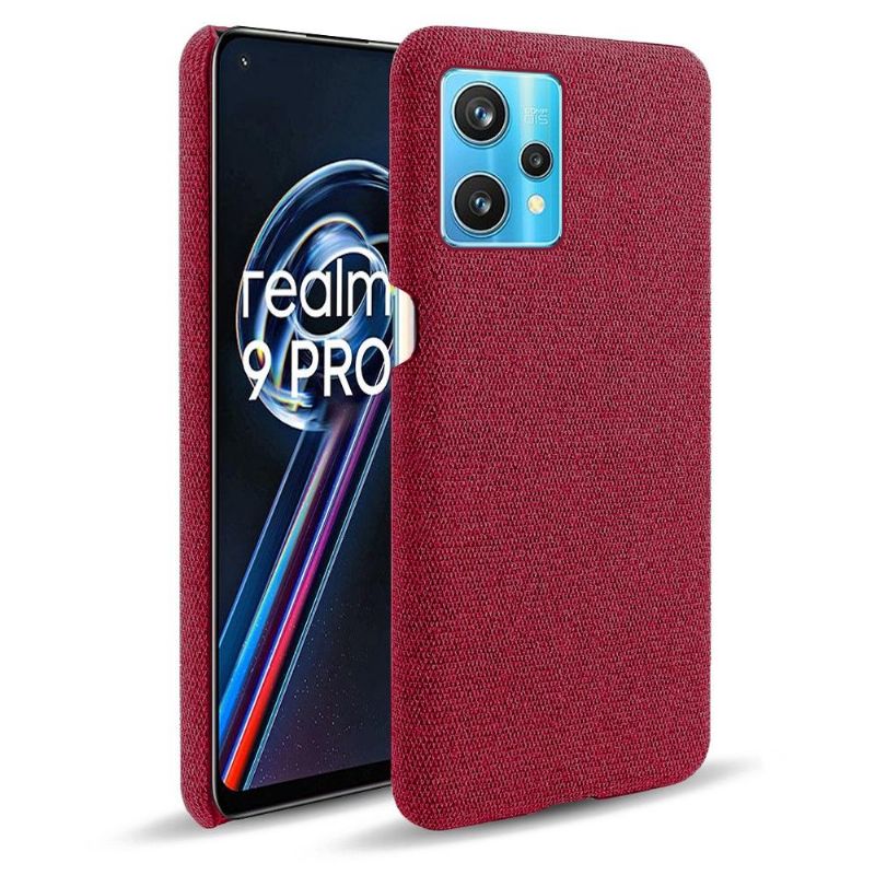 Coque Realme 9 Pro Plus revêtement tissu