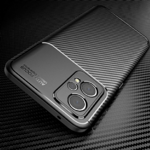 Coque Realme 9 Pro Plus style fibre de carbone