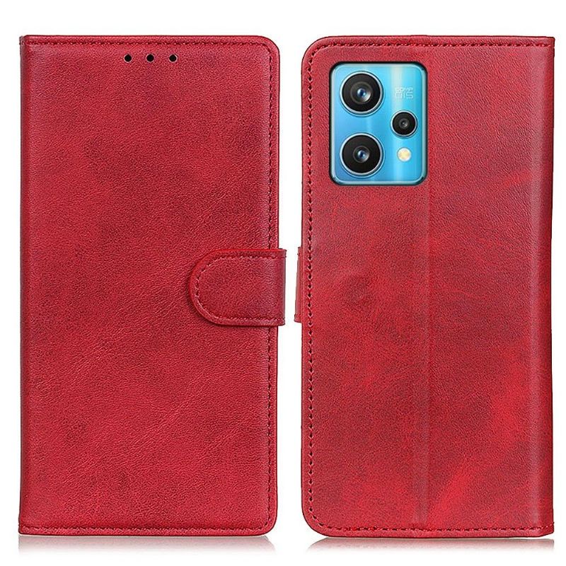 Housse Realme 9 Pro Plus Marius effet cuir mat