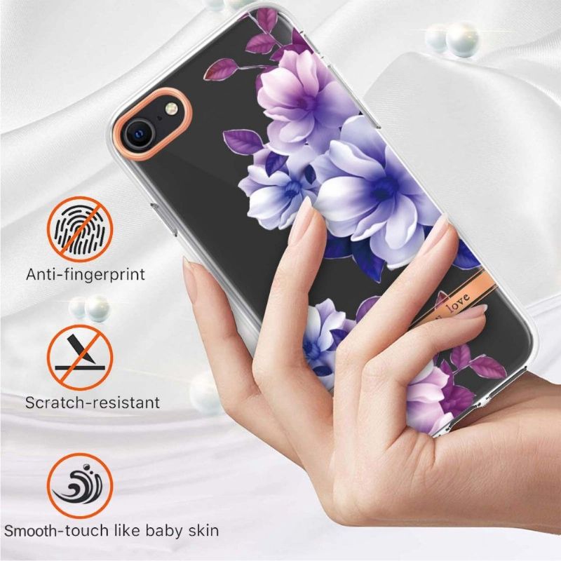 Coque iPhone SE 2022 / 2020 / 8 / 7 Bégonia fleur