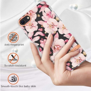 Coque iPhone SE 2022 / 2020 / 8 / 7 Gardénia fleur rose