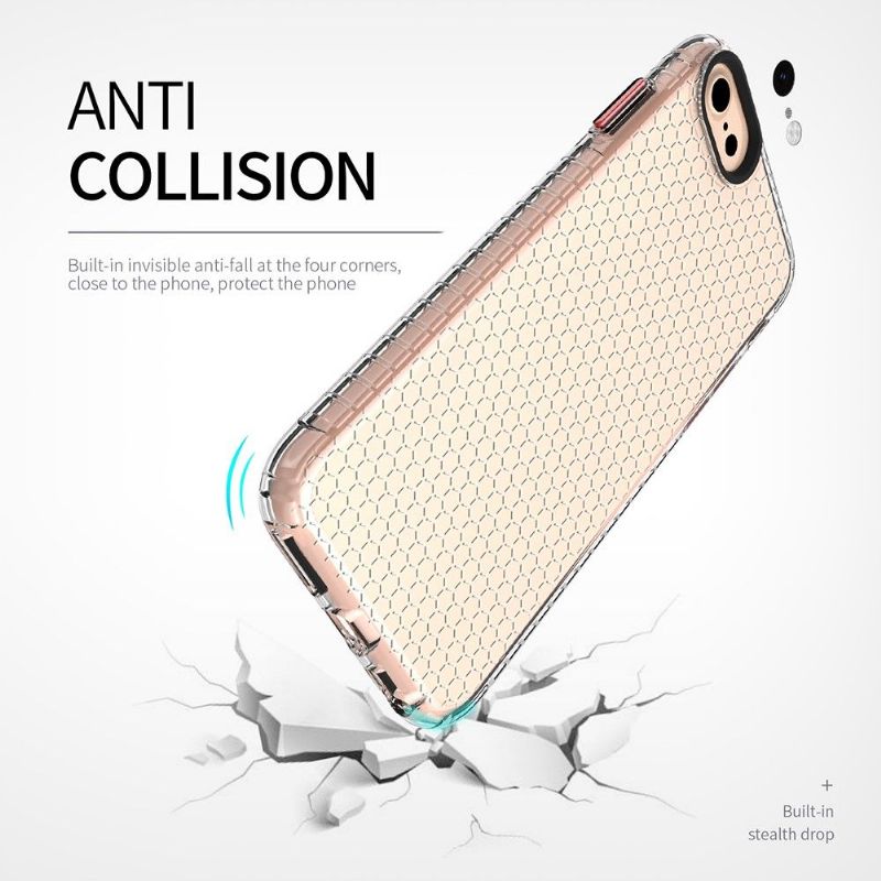 Coque iPhone SE 2022 / 2020 / 8 / 7 Honeycomb en Silicone