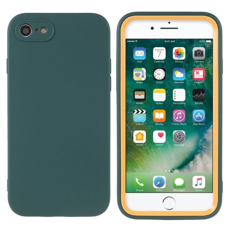 Coque iPhone SE 2022 / 2020 / 8 / 7 Résistante Double Couleur