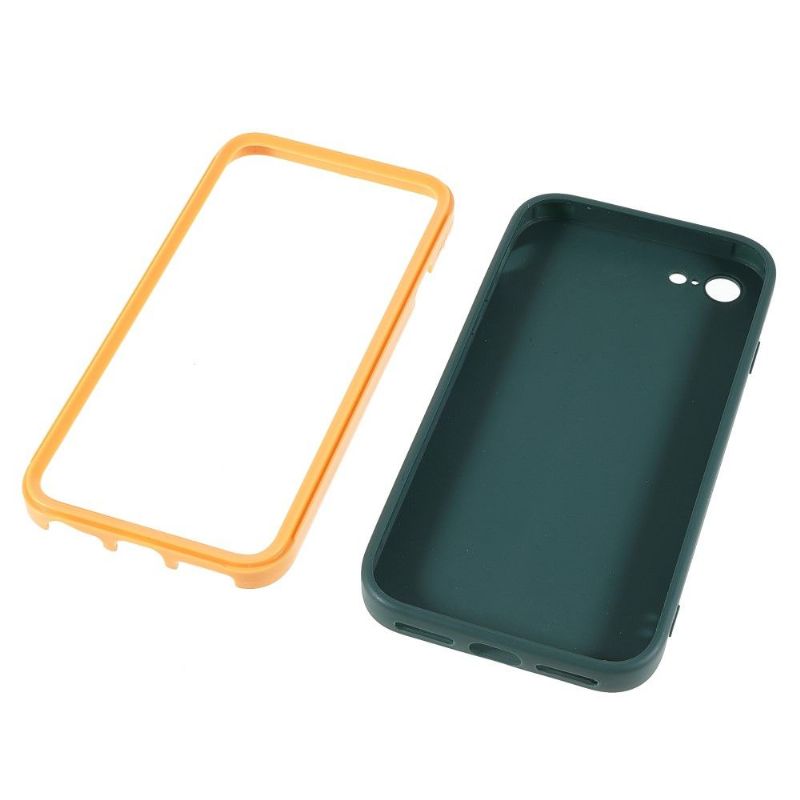 Coque iPhone SE 2022 / 2020 / 8 / 7 Résistante Double Couleur