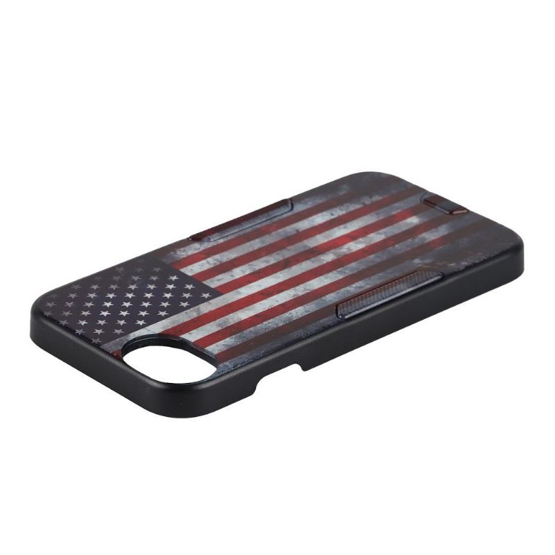 Coque iPhone SE 2022 / 2020 Drapeau Américain Vintage