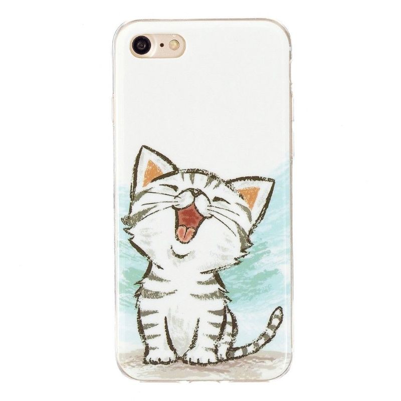 Coque iPhone SE 2022 / 2020 Fluorescente Chat content