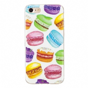 Coque iPhone SE 2022 / 2020 Fluorescente Macarons