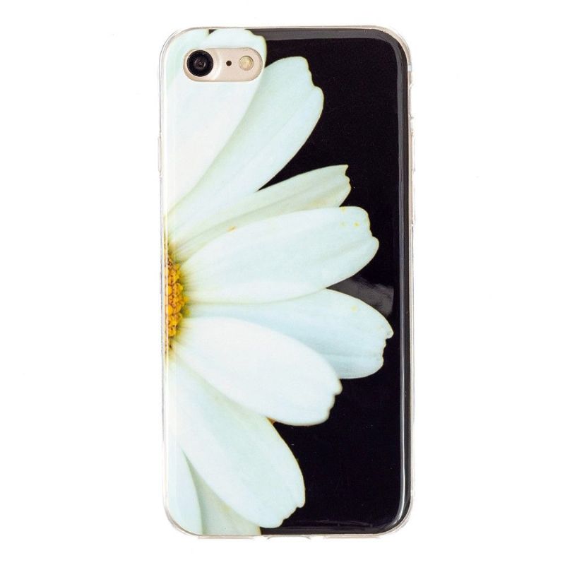 Coque iPhone SE 2022 / 2020 Fluorescente Marguerite