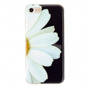 Coque iPhone SE 2022 / 2020 Fluorescente Marguerite