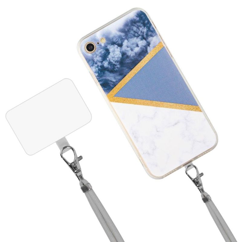 Coque iPhone SE 2022 / 2020 MIRABELLE à Cordon